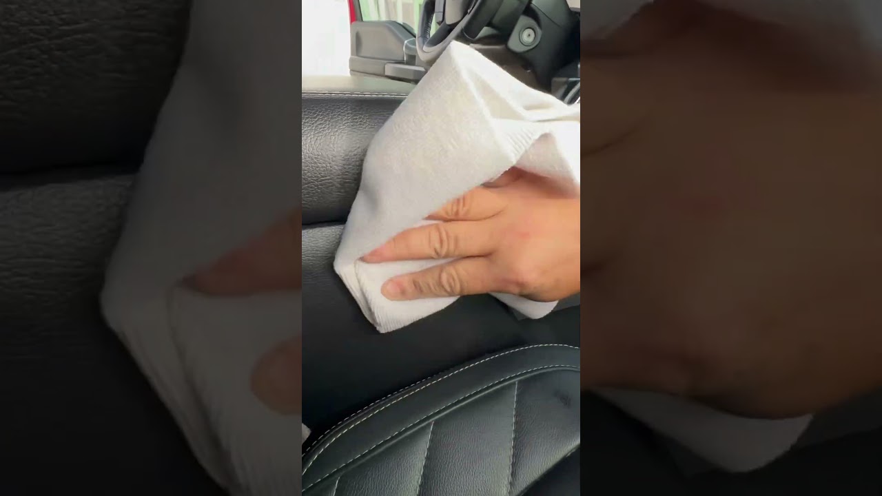 First use CLEAN BY PAN interior detailer. #diy #truckdetailing #detailing #clean #truckwashing