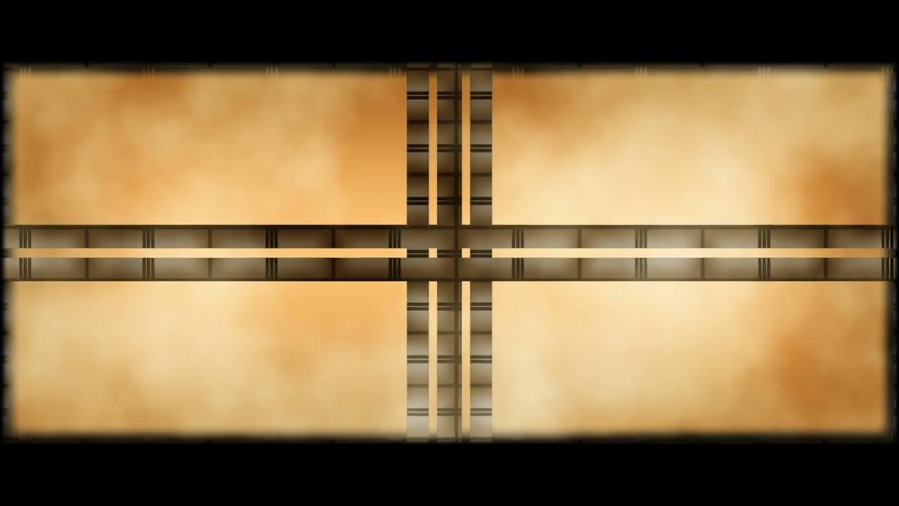 Widescreen Background - Parchment Plaid - Light Brown - Ultra HD