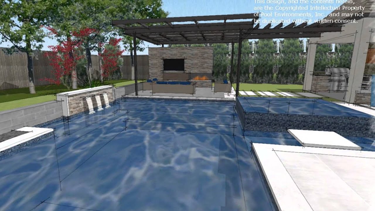 Westgrove Modern - a swimming pool by Dallas pool builder Pool Environments