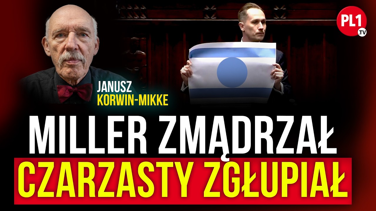 Miller zmądrzał. Czarzasty zgłupiał | Janusz Korwin-Mikke | PL1.tv