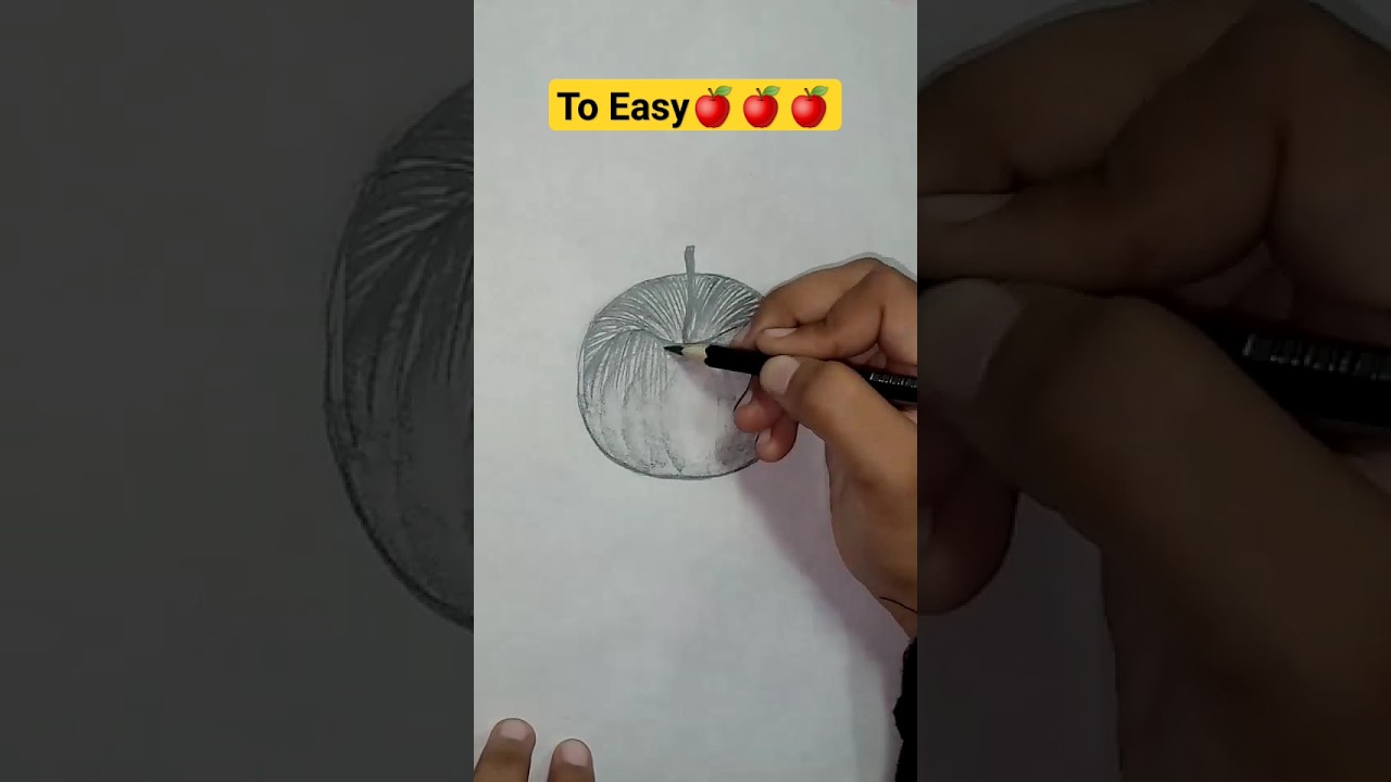 Apple sketch🍎  #artofhonor #shorts #drawingshorts #apple