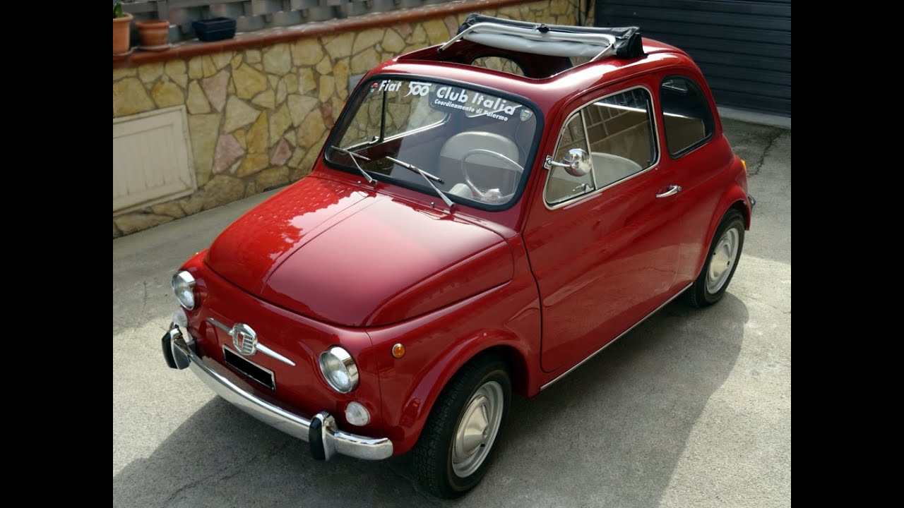 FIAT 500F 8 BULLONI (1965) PERFETTA - TARGA ORO ASI