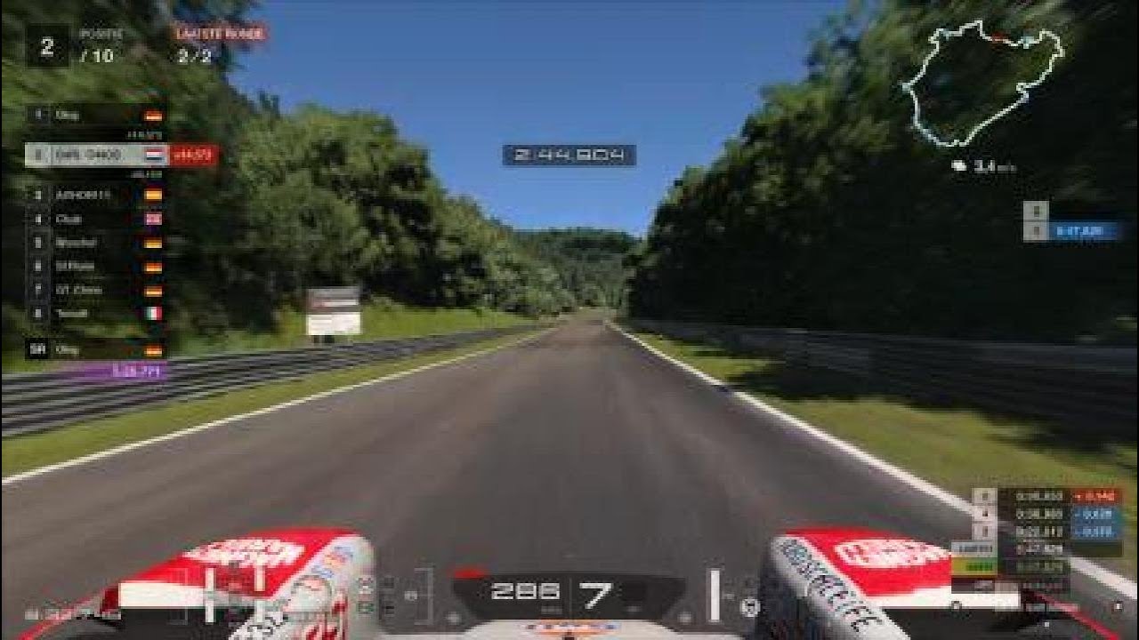 Porsche 919 Hybrid Gran Turismo 7.  Nürburg Nordschleife 5:32.534