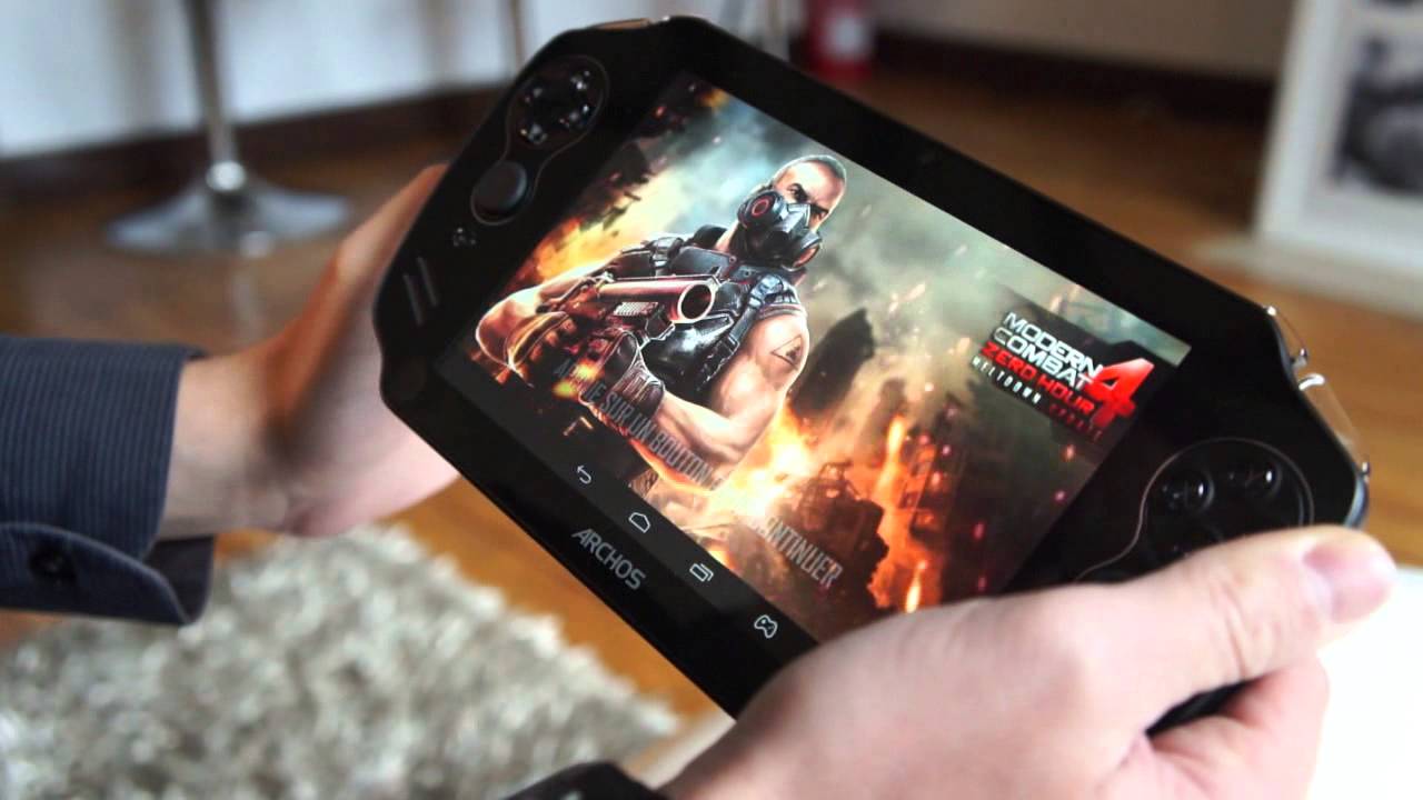 Prise en main de l'Archos GamePad 2 et des jeux Asphalt 8 et Modern Combat 4 de GameLoft