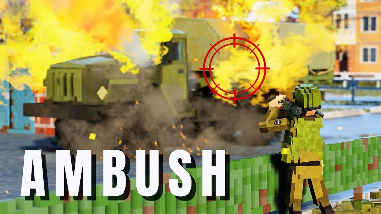 💥REALISTIC MILITARY AMBUSH – ATGM, IED & RPG Destruction !