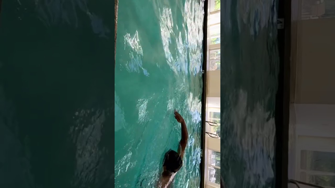 Summer time, swim time 🏊&zwj;♂️🌞 #FreestylePerfection #SwimmingTechnique #SlowMoSwim #SwimStyle