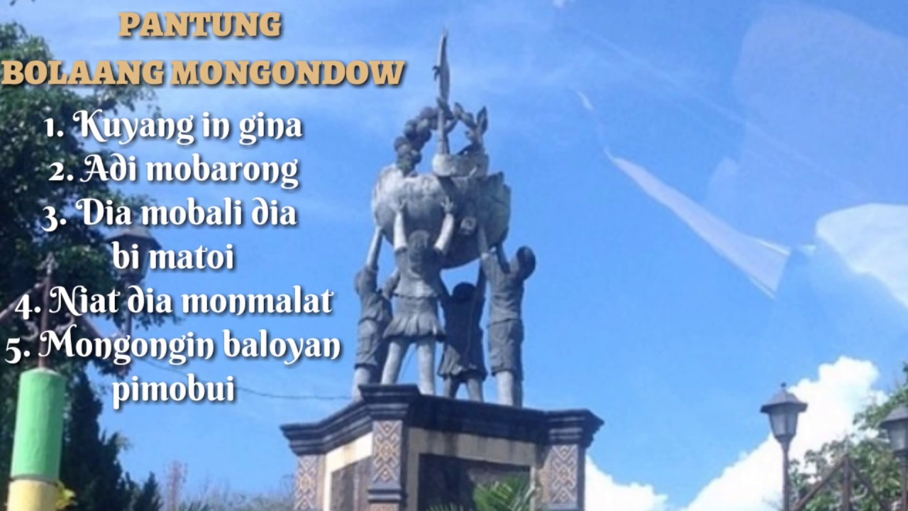 Pantung Bolaang Mongondow Full Abang Hatam