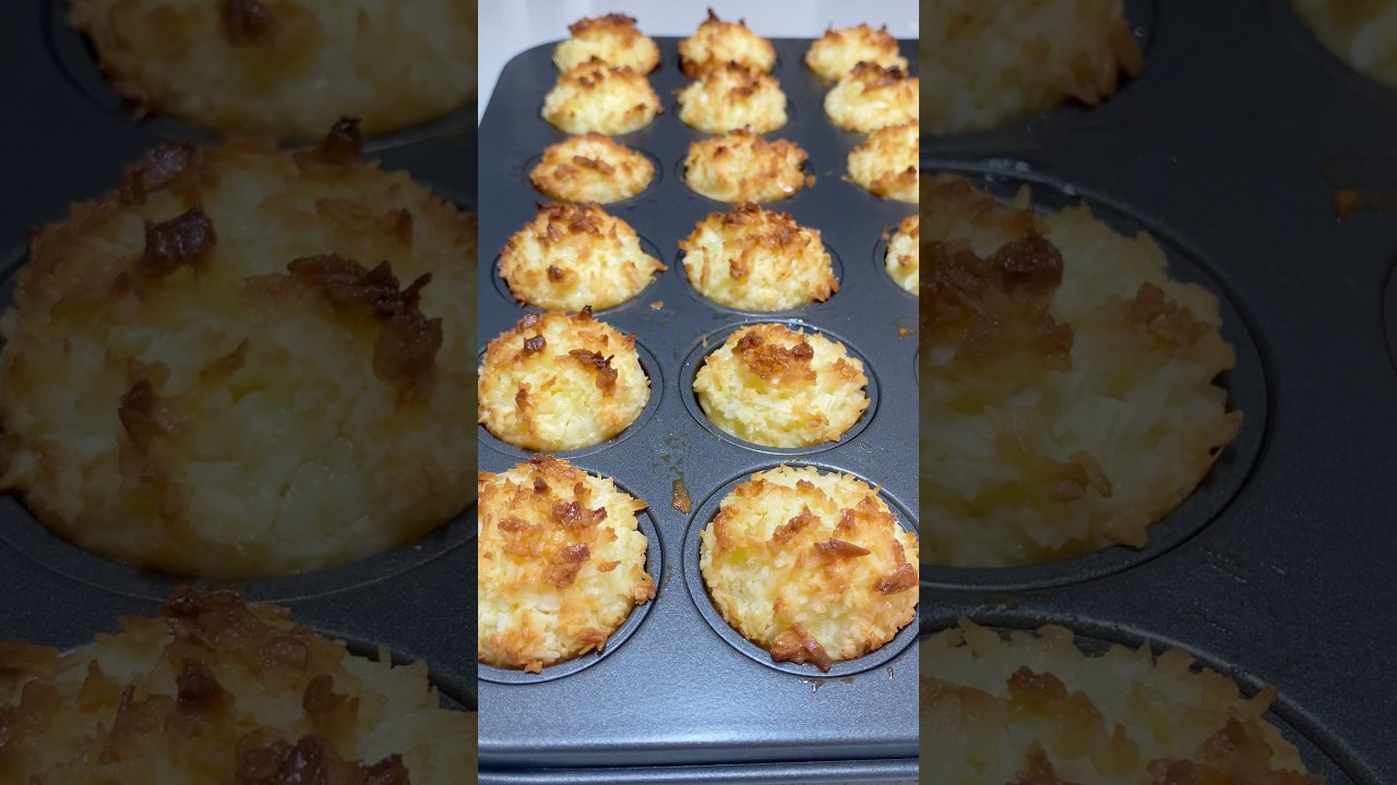 Coconut Macaroons Filipino Desserts #macaroons #filipinodelicacy #kakanin