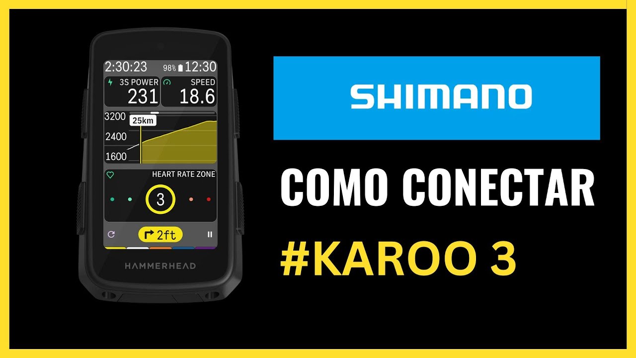 COMO CONECTAR SHIMANO DI2 al HAMMERHEAD Karoo 3 FÁCILMENTE