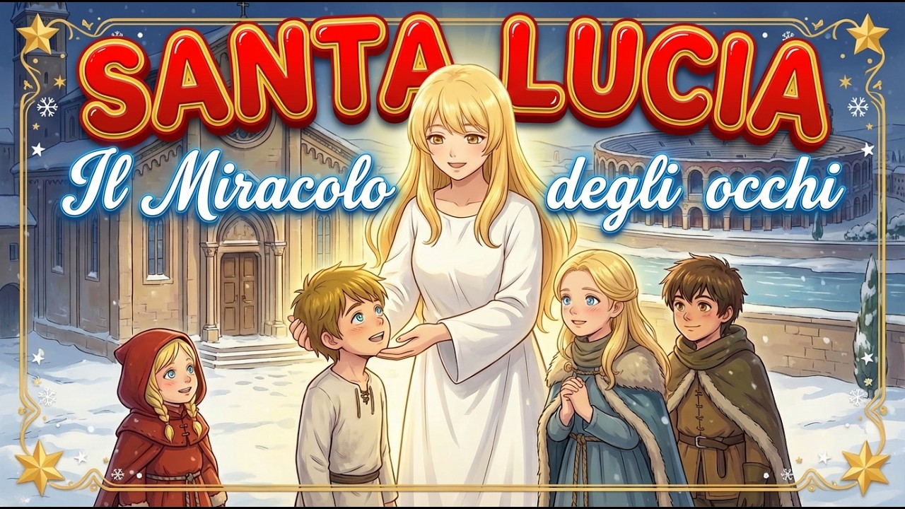 Perché Santa Lucia Protegge gli Occhi?  👀✨ La Storia Animata del Miracolo di Verona