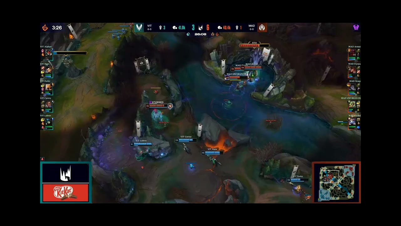HIGHLIGHTS MADLIONS VS VITALITY ,D1G1 , SUMMER SPLIT 2022 ,LEAGUE OF LEGENDS
