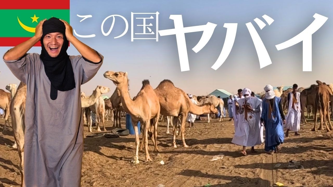 異臭を放つスラム街と世界最大ラクダ市場。モーリタニア首都ヌアクショット。
