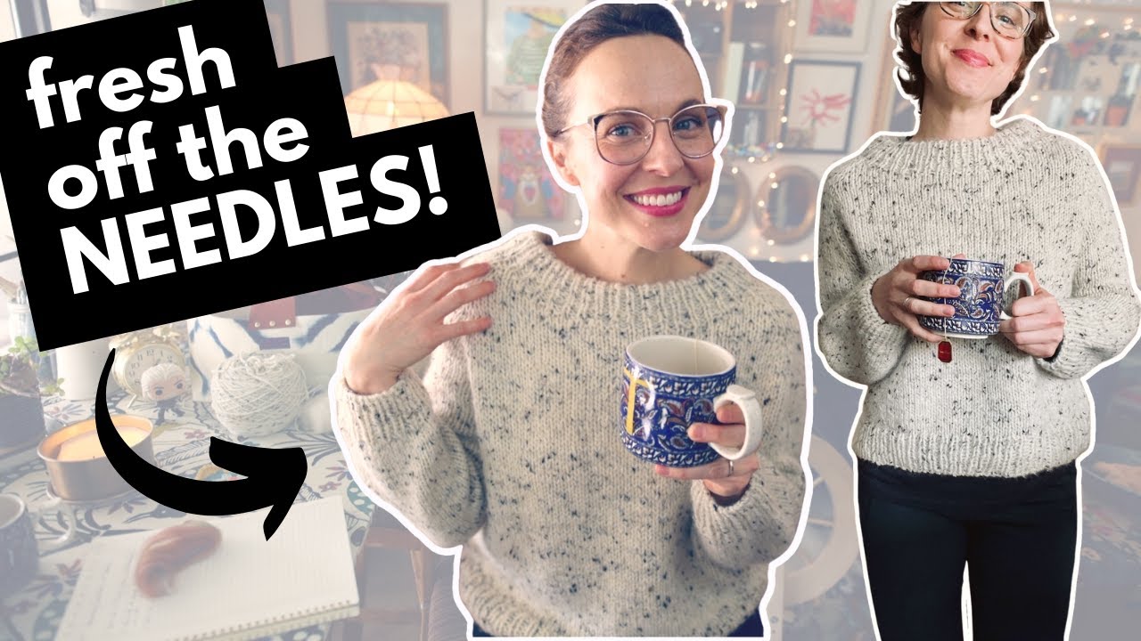 I’m in LOVE with this sweater! KNITTING PODCAST