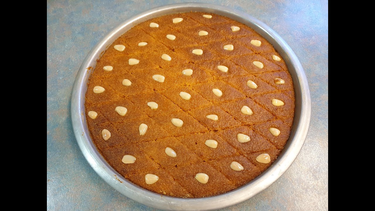 حصريا وجديدة اطيب نمورة او بسبوسة بالبطاطة الحلوة  A delicious sweet potato dessert recipe