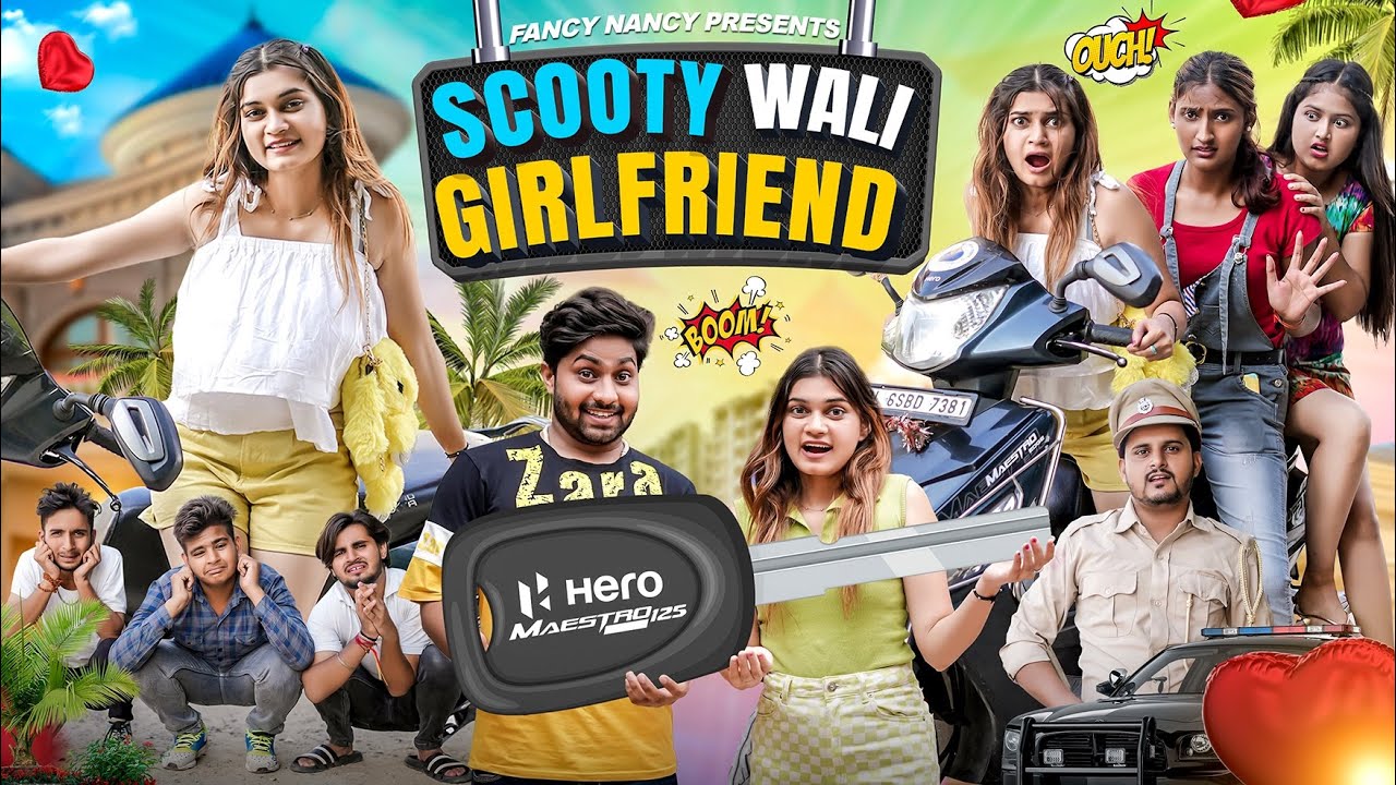 SCOOTY WALI GIRLFRIEND | Fancy Nancy | girls and scooty