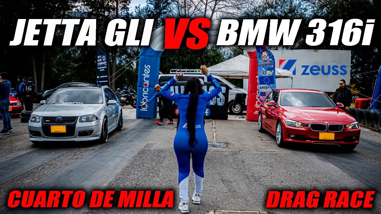 JETTA GLI VS BMW 316🔥Cuarto de Milla | Arrancones|  Fullcars Drag Race