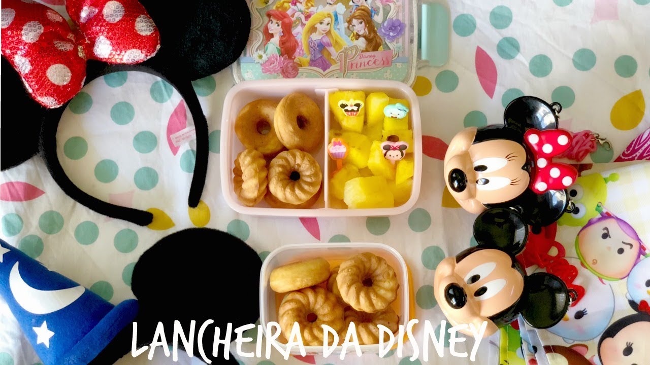Lancheira da Disney , com Melancia Amarela |#MamãesPeloMundo | Angela Inoui