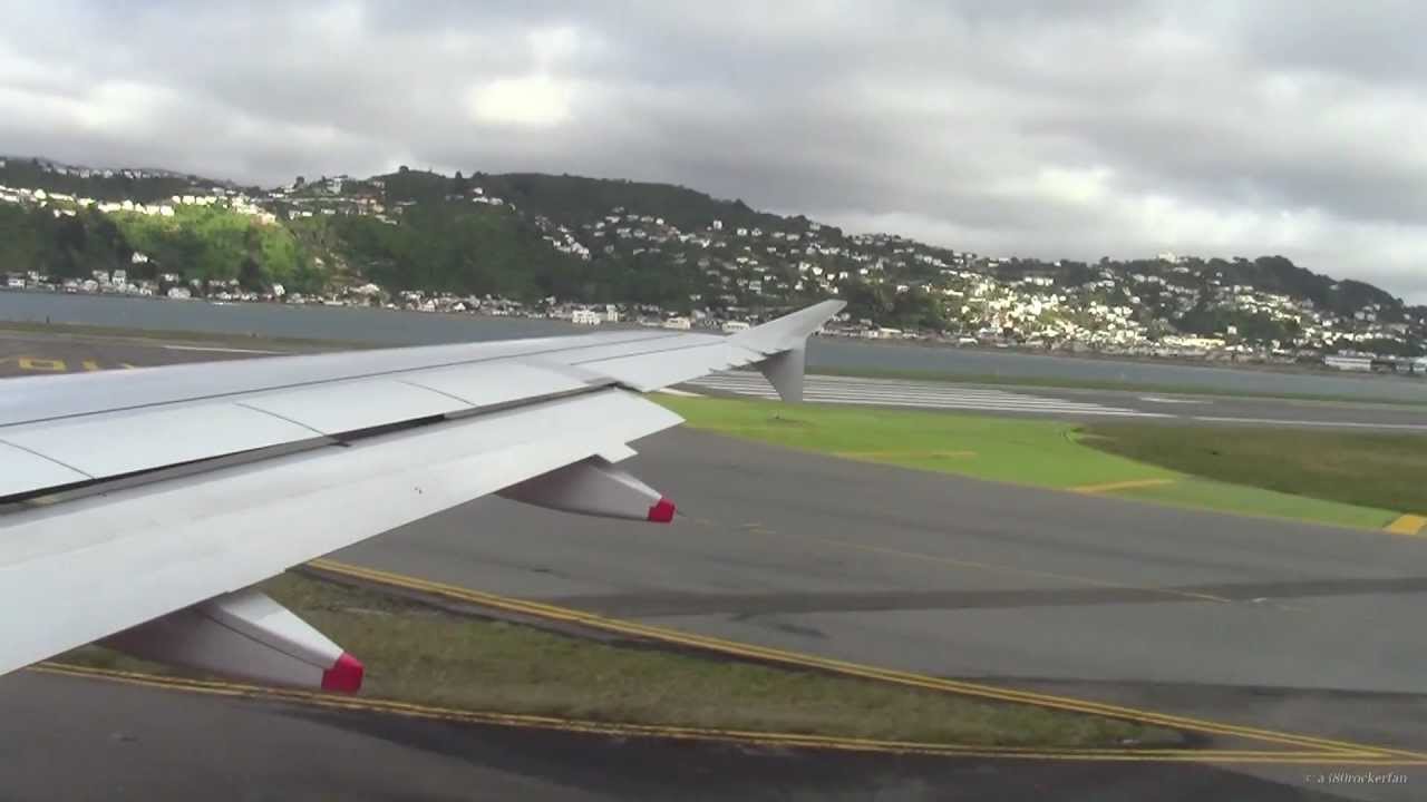 NZ412 - Air NZ A320-200 - Wellington to Auckland