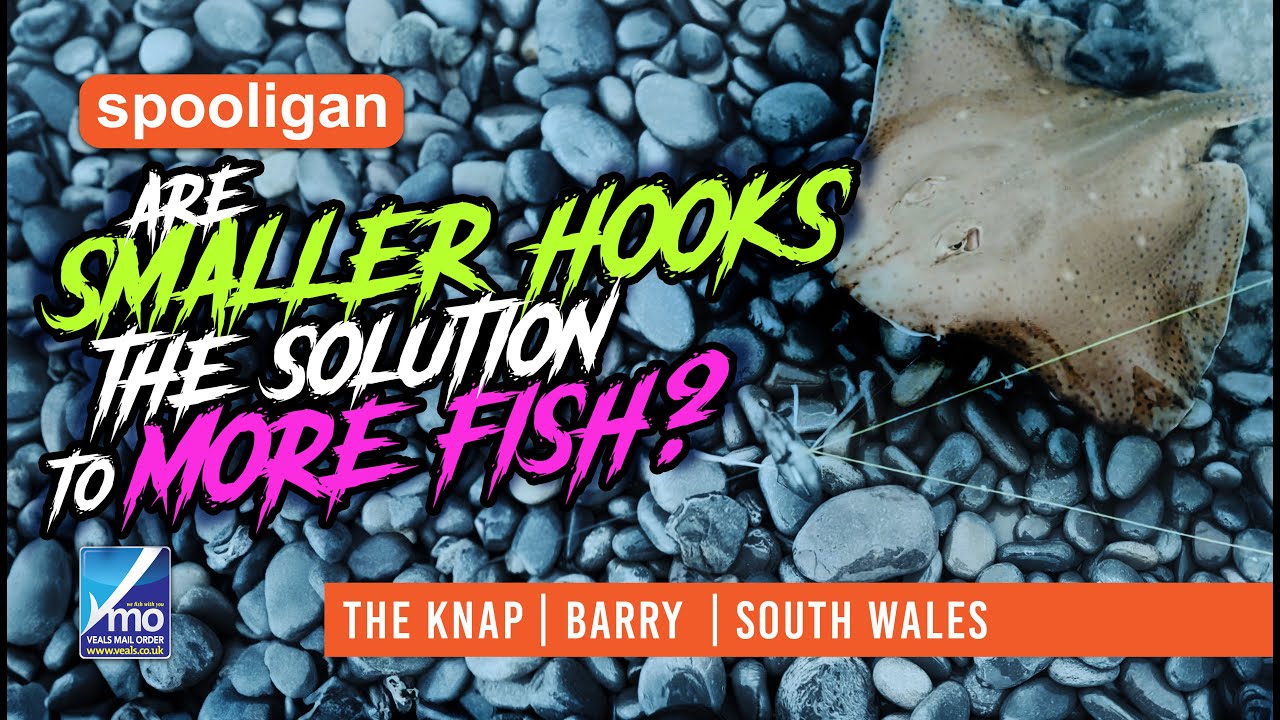 Sea Fishing UK - Are smaller hooks the solution to more fish? | Spooligan | Blonde Ray | South Wales