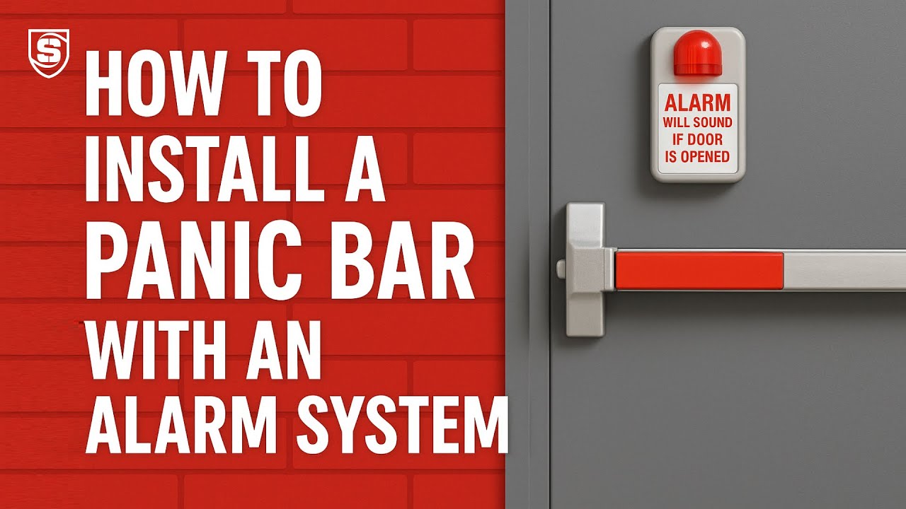 How to Install a Panic Bar with an Alarm System | Commercial Locksmith Security