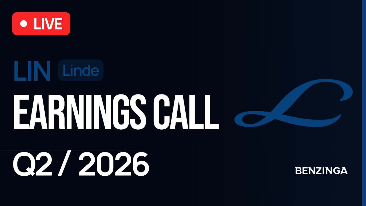 Linde Q2 FY26 Earnings Call | $LIN | 🔴 WATCH LIVE