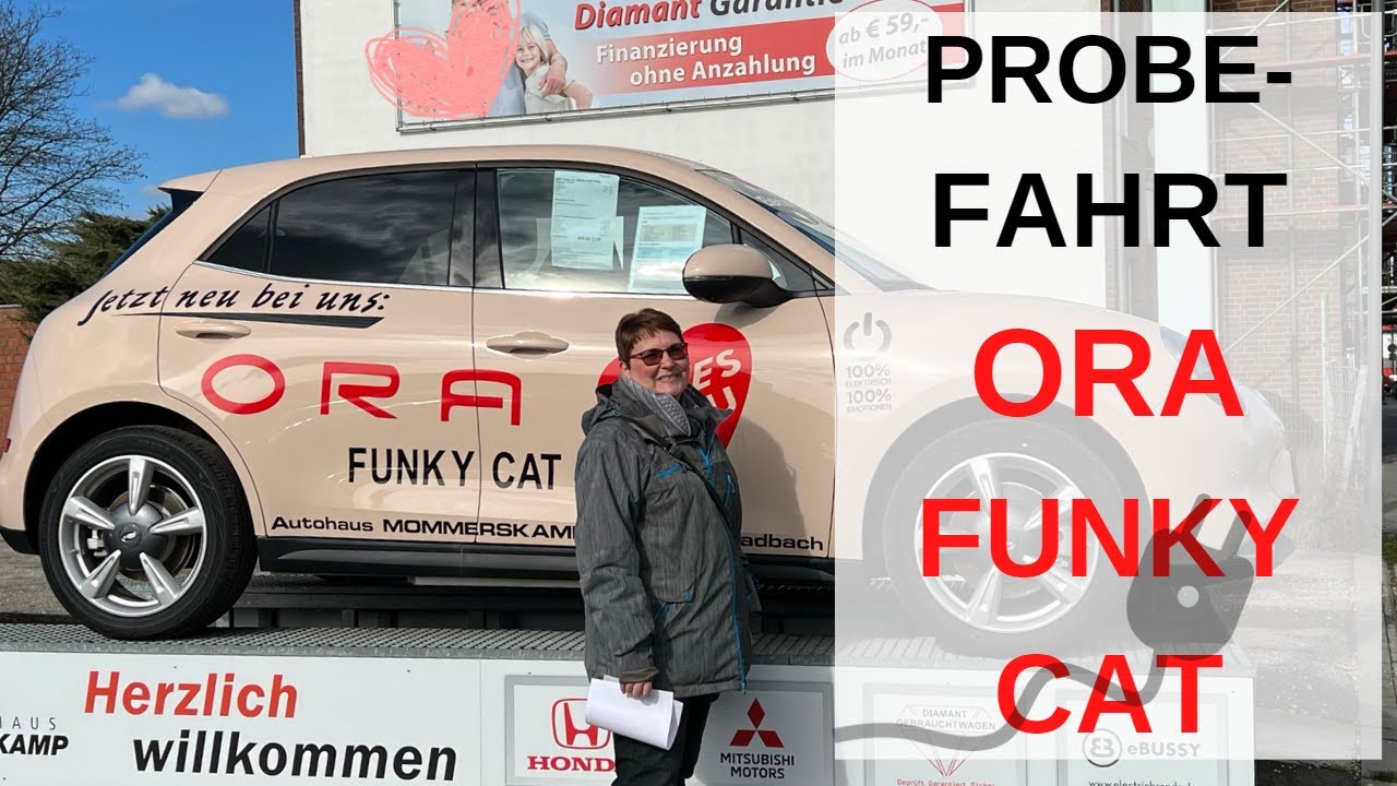 Ora Funky Cat 300 Pro 2023 Deutschland - Probefahrt im Elektroflitzer