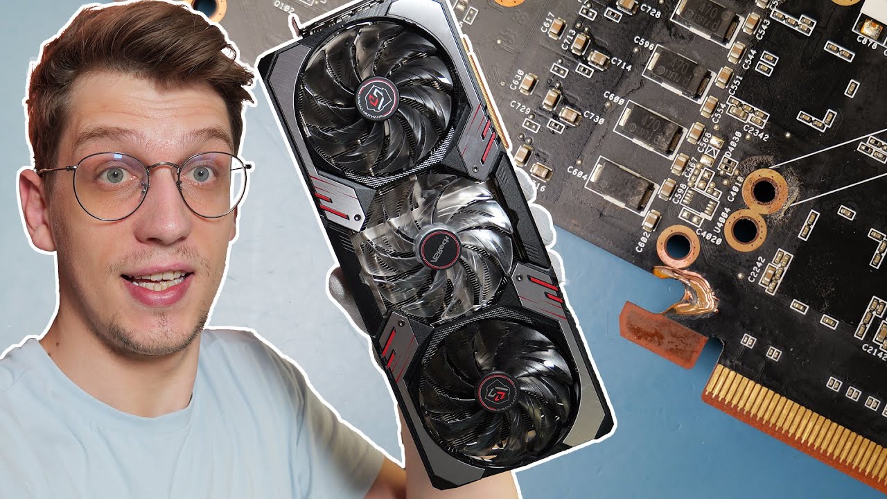 @Forest wysłał mi kartę z pękniętym PCB - ASRock Radeon RX 6900 XT Phantom Gaming D