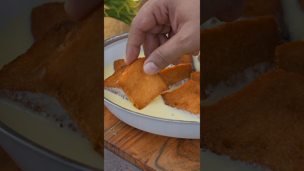 So simple but tasty Shahi Tukda from the market #food #bharatzkitchen #recipe #cooking