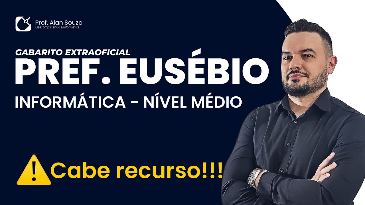 CORREÇÃO DA PROVA DE NÍVEL MÉDIO -  PREF. EUSÉBIO [TEM QUESTÃO PARA SER ANULADA]