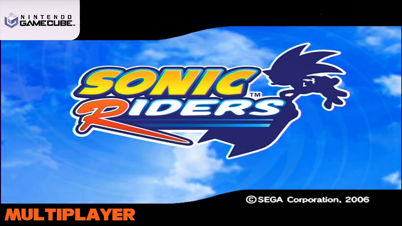 Sonic Riders (Nintendo Gamecube Multiplayer Gameplay)