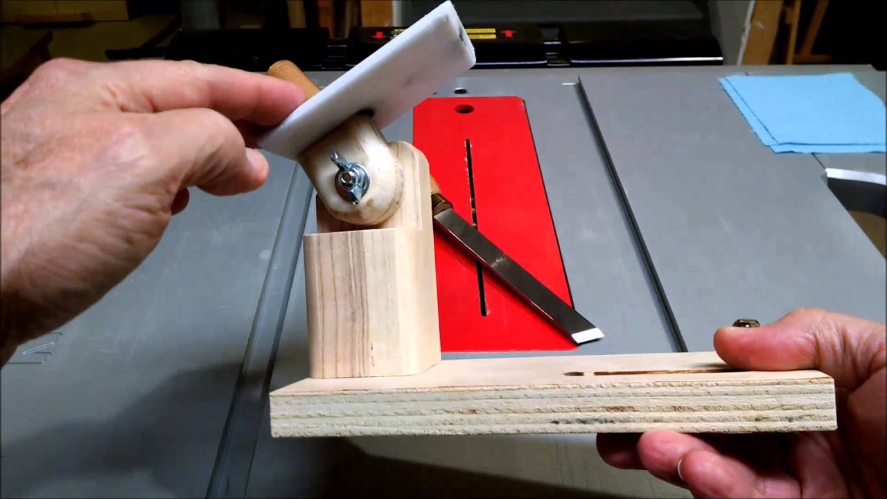 Bench Grinder Tool Sharpening Jig