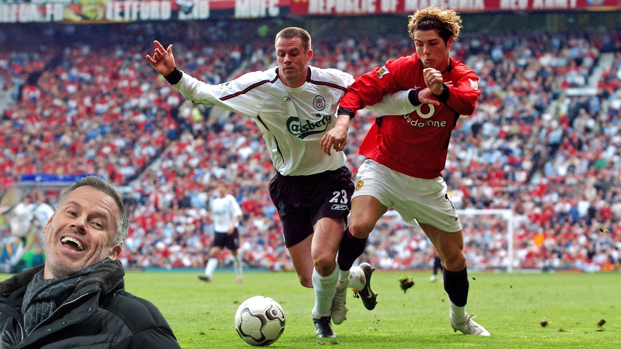 Jamie Carragher Defending vs Great Players