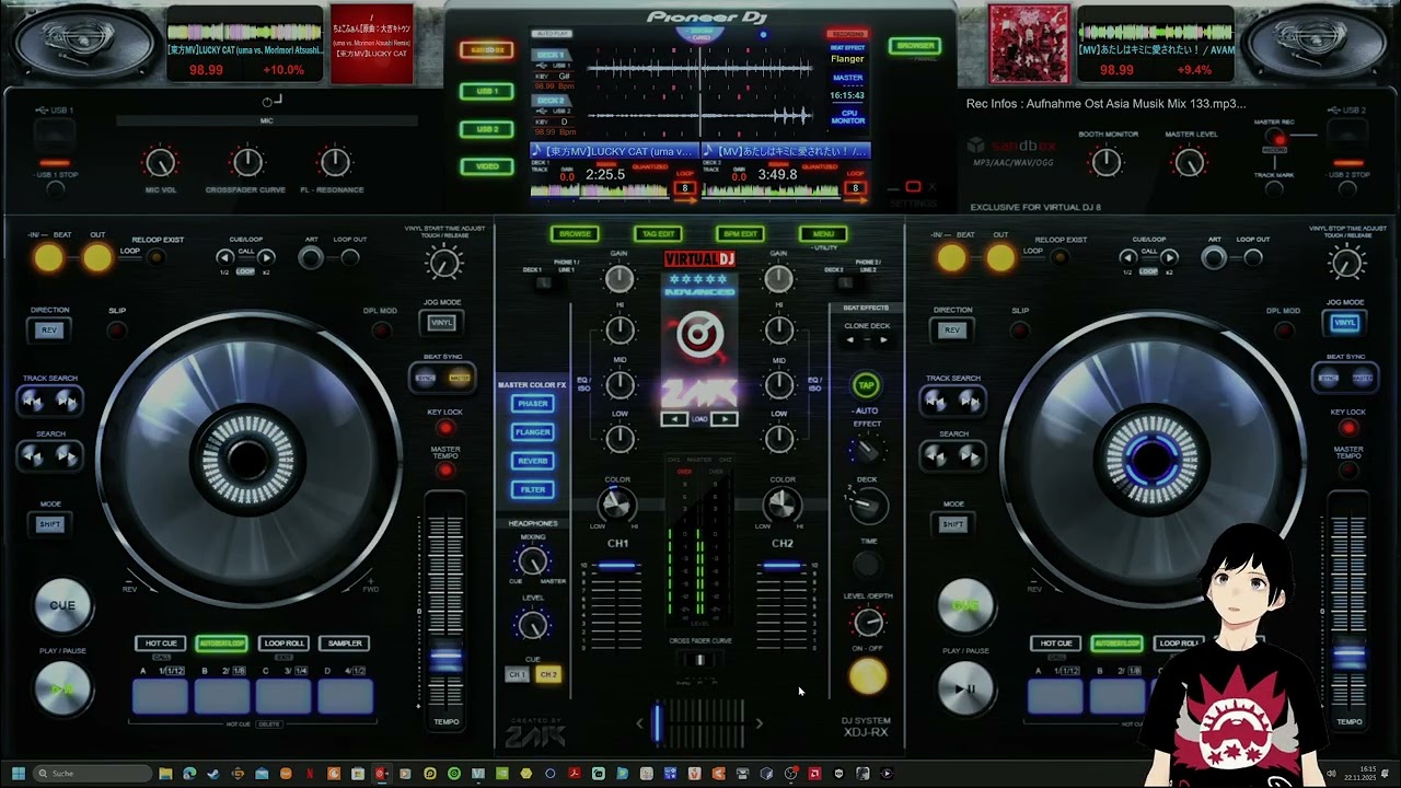 VTuber Virtual Dj Ost Asia Musik Mix 137