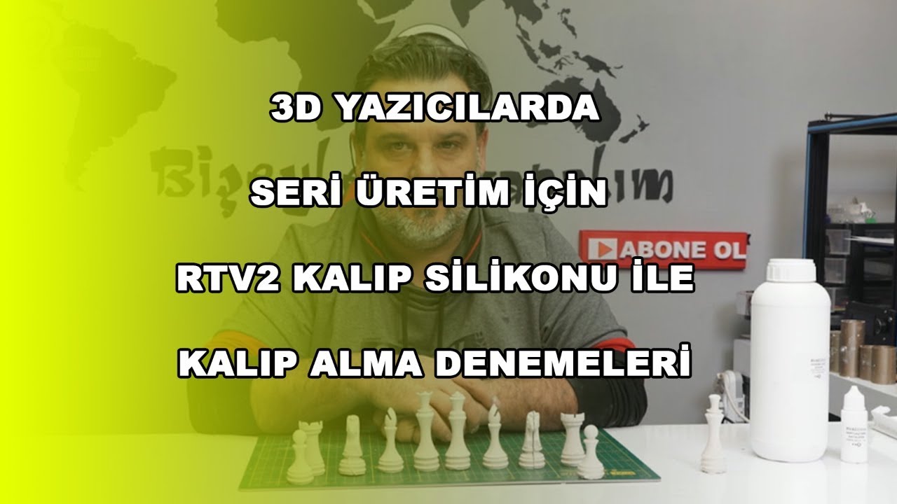 Seri Üretim İçin Satranç Takımı Kalıp Alma rtv2 Kalıp Silikonu
