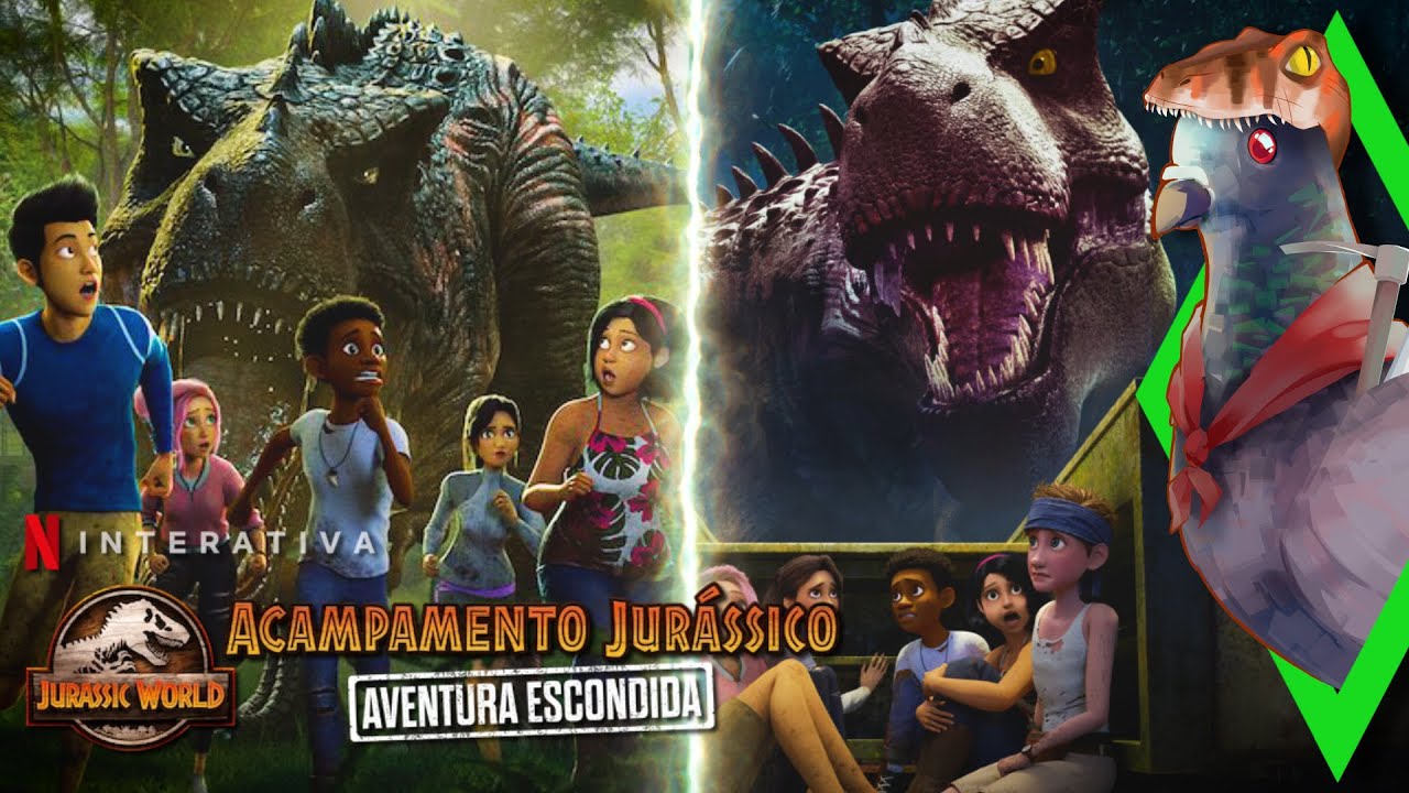 Jurassic World Aventura Escondida! Novo jogo interativo da série Acampamento Jurássico!