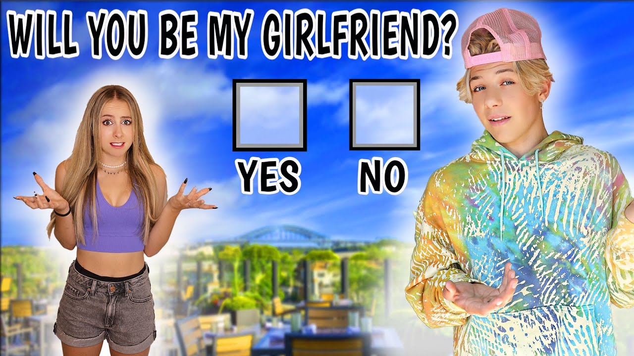 Asking My CRUSH To Be My GIRLFRIEND On Camera *ROMANTIC PROPOSAL* | Walker Bryant