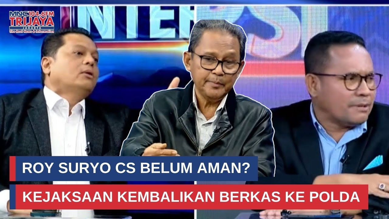 Berkas Roy Suryo Cs Dikembalikan Kejaksaan, Ada Apa di Balik Kasus Ijazah Jokowi? Trijaya Update