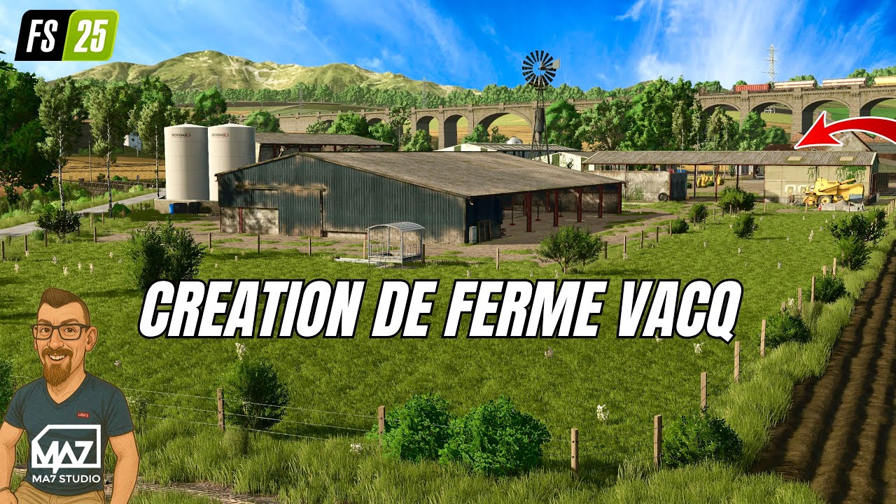 🟢 CRÉATION - UNE FERME VACQ SUR LA MAP PALLEGNEY ! 🤩