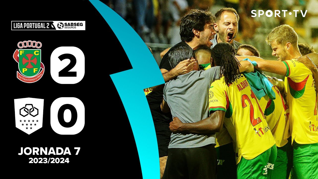 Resumo: Paços de Ferreira 2-0 Vilaverdense - Liga Portugal SABSEG | SPORT TV