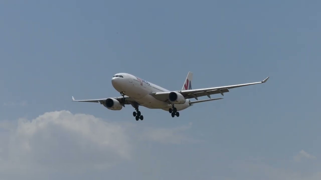 Maniobras de aterrizaje en pista 17L en aeropuerto Scl