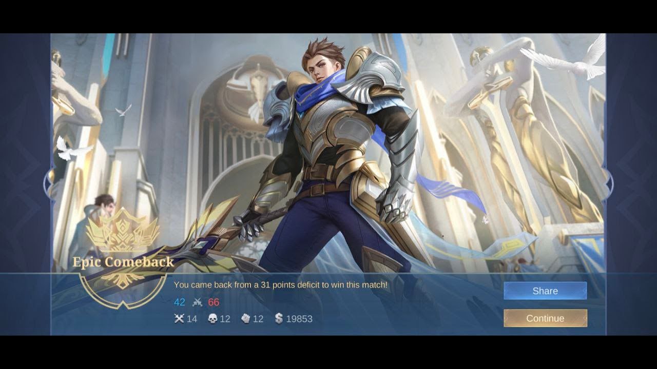 Alucard Late Game | Impossible Epic Comeback in Classic | Hardest Match + MVP💖