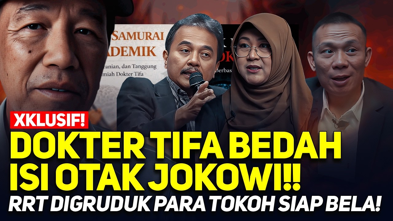 🔴LIVE! XKLUSIF LANGSUNG RILIS DUA BUKU!! MAKIN SKAKMAT JKW! INI BOCORAN ISI BUKU DR TIFA!