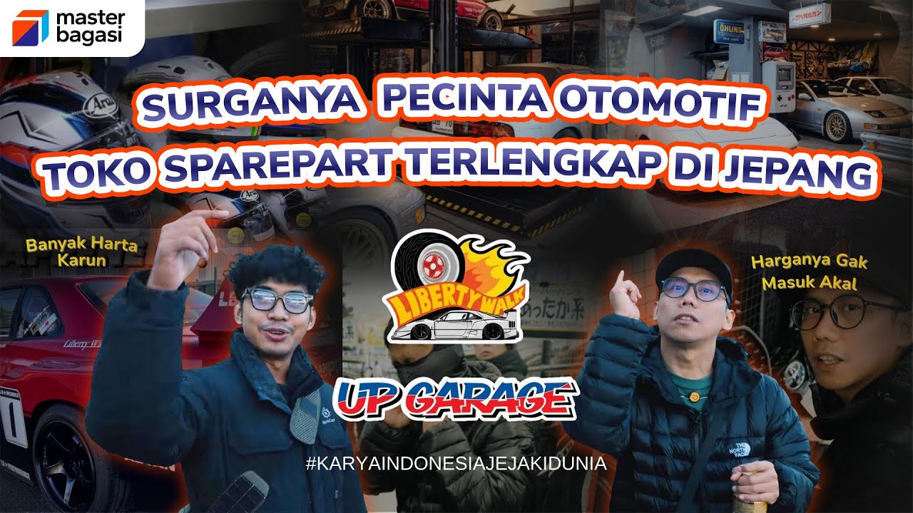 GAK NYANGKA! TOKO SPAREPART OTOMOTIF DI JEPANG SEGILA INI!! | UP GARAGE & LIBERTY WALK TOKYO! 🇯🇵