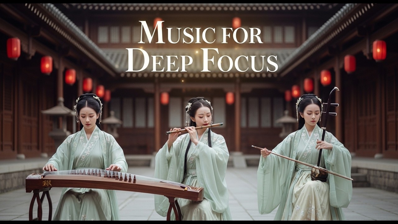 Chinese Relaxing Music for Study & Focus – Calm Background Instrumental