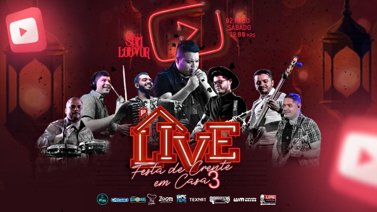 Live Banda Som e Louvor - Festa de Crente em Casa 3