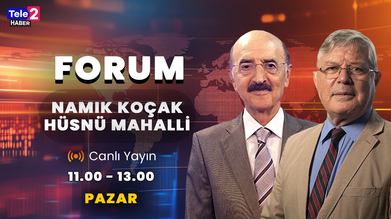 #CANLI Namık Koçak ve Hüsnü Mahalli ile Forum (15 Şubat 2026)
