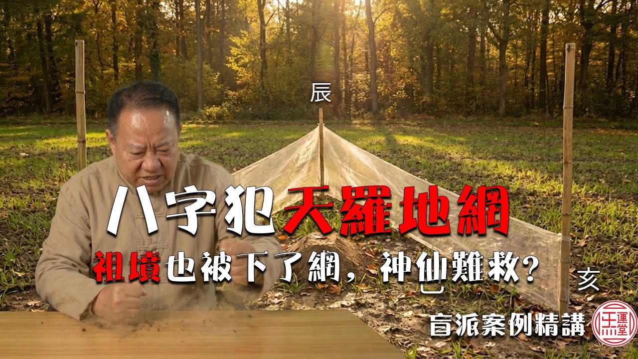 祖墳被人下“絲網”，八字“天羅地網”全湊齊！首度公開盲派斷命斷命鑰匙