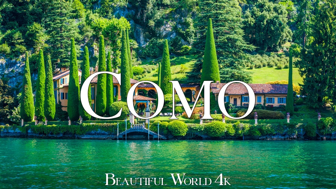 Lake Como 4K – Italy’s Most Beautiful Lake with Crystal Waters, Alpine Views and Cinematic Scenery