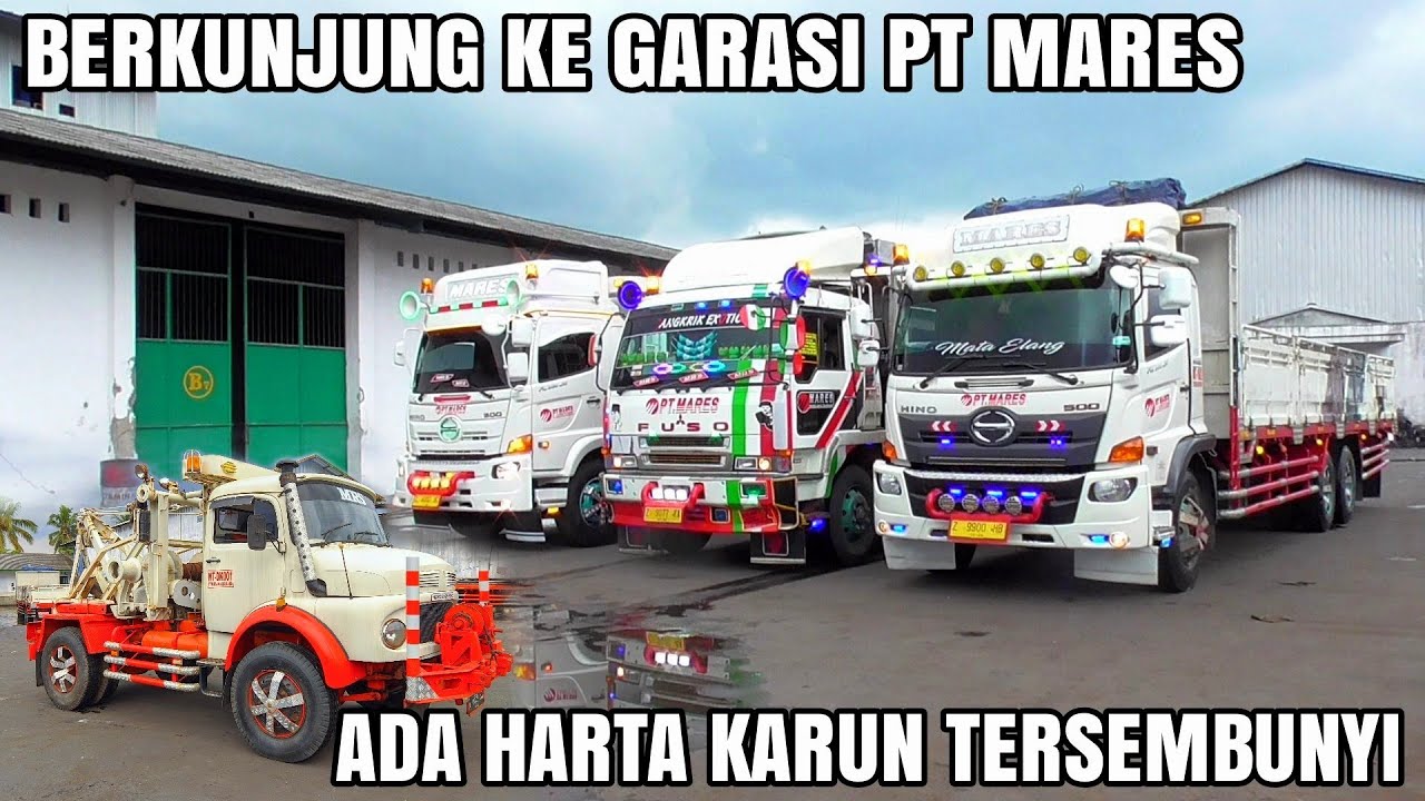 Berkunjung Ke Garasi PT Mares Java Transindo, Tak Cuma Ada Truk Built Up Ada Mbah Bagong Juga