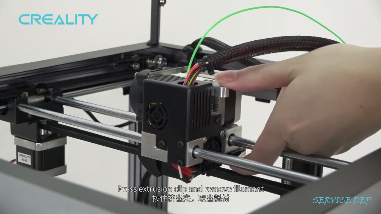 Service tutorial D1 clean the nozzle with needle
